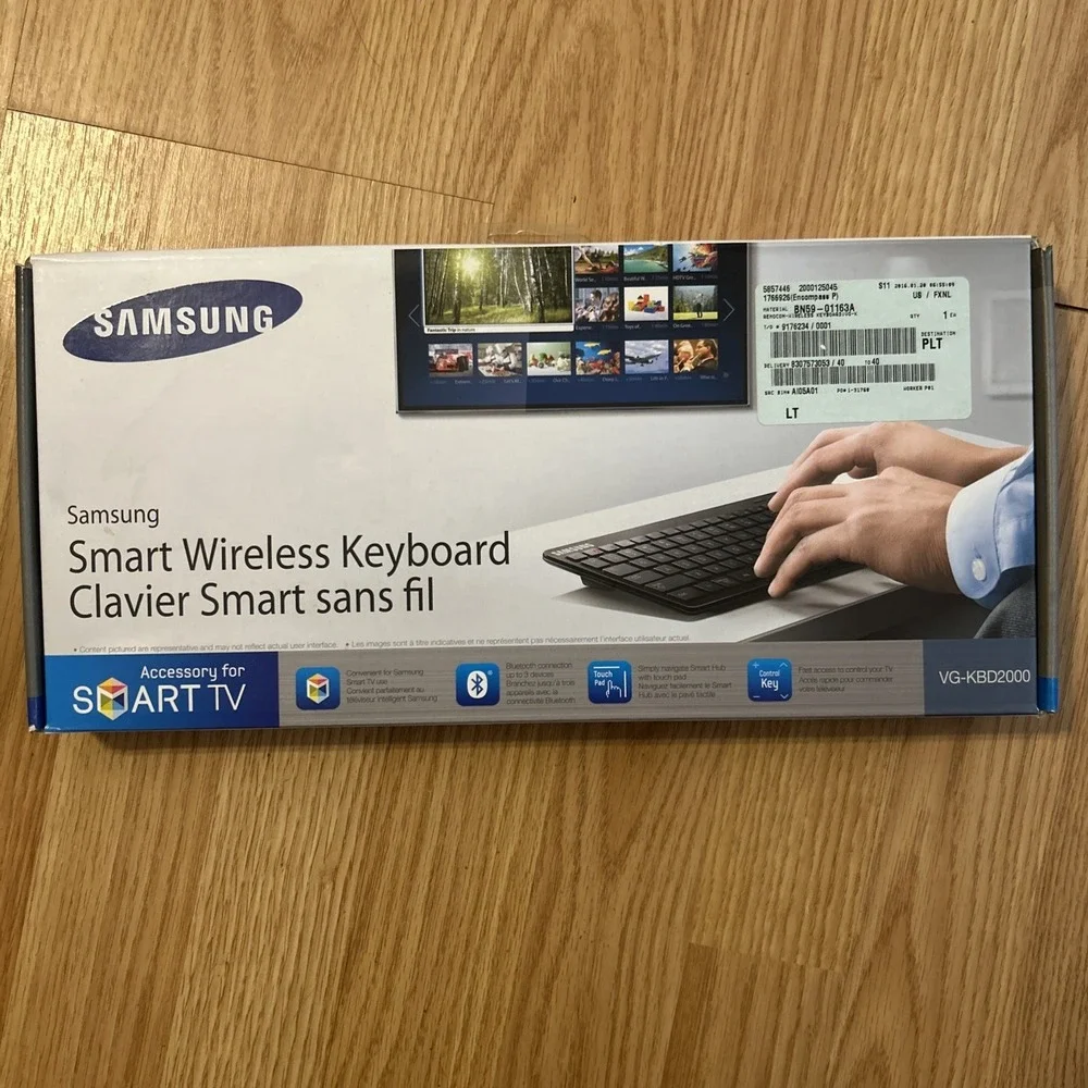 NEW Open Box Samsung Smart Wireless Keyboard VG-KBD2000 for Smart TV, Tested